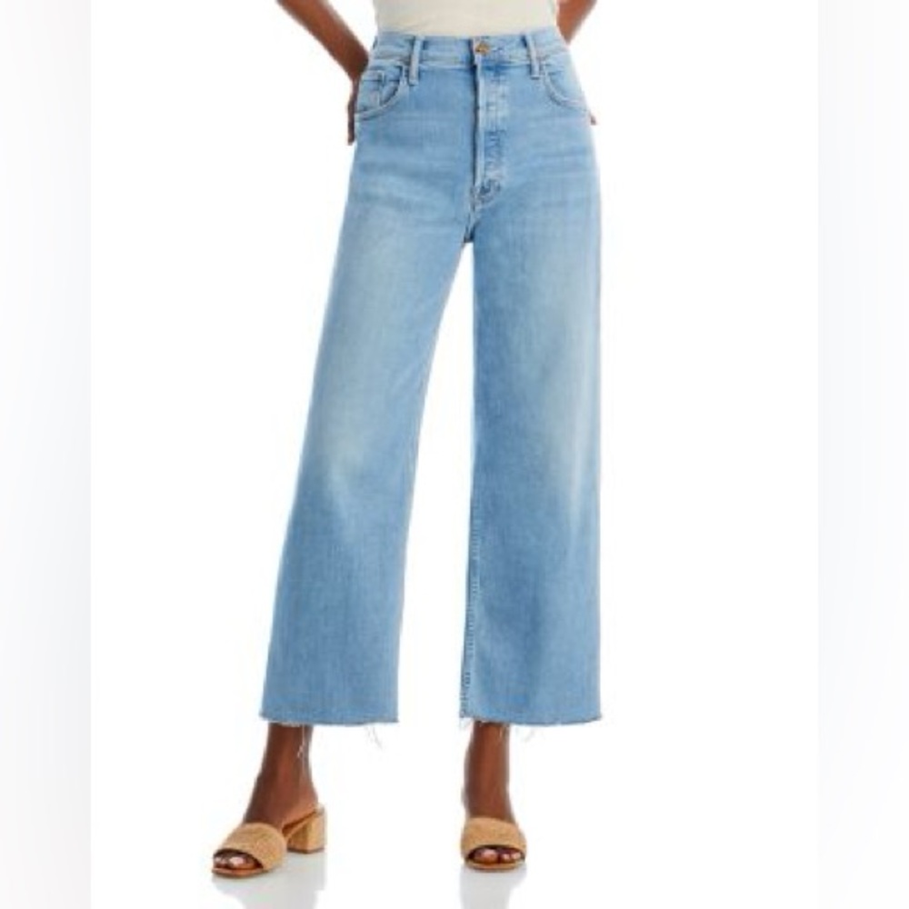 Mother High Waisted Spinner Ankle Fray